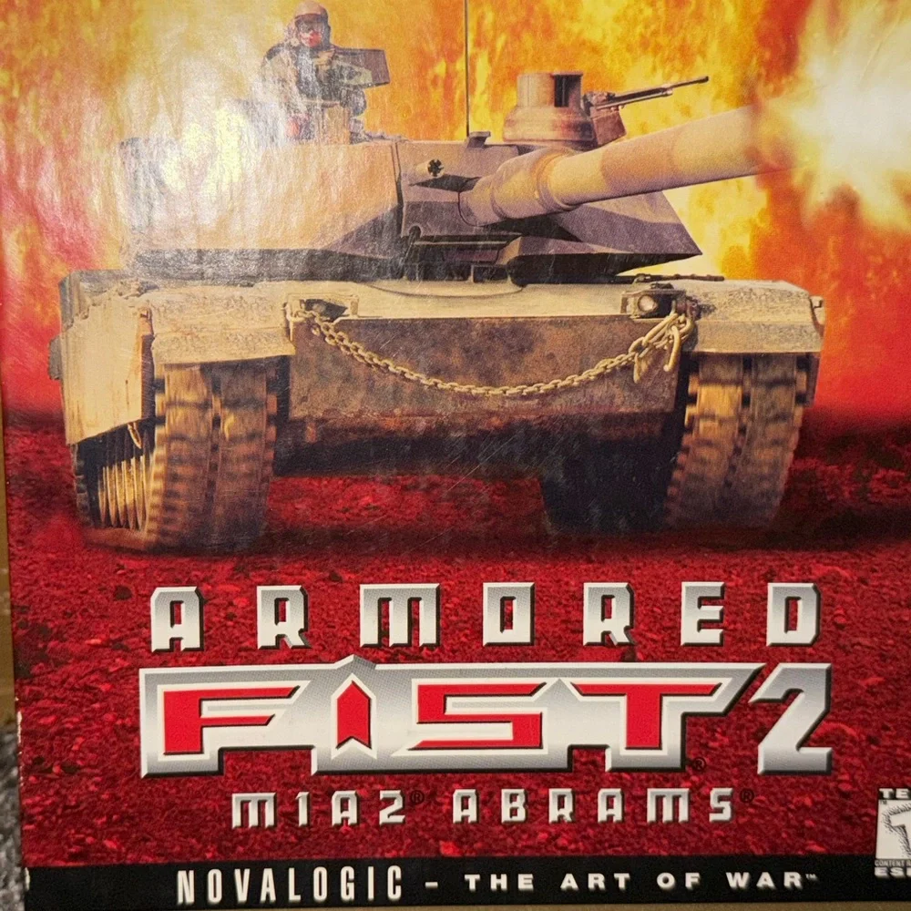 Armored Fist 2 M1A2 Abrams Novalogic The Art Of War PC Video Game Rated T For TN